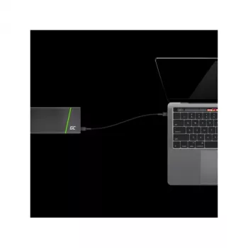 Kabel USB Green Cell KABGC31 USB 2.0 0,3 m USB C Czarny