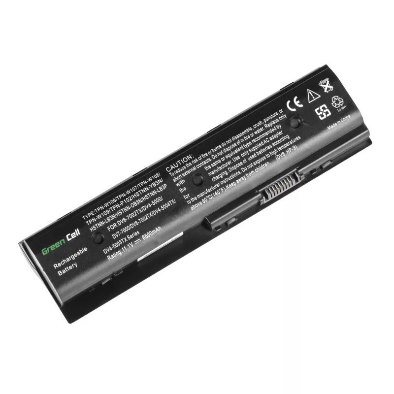 Bateria zielony Cell HP104 do HP Envy DV4 DV6 DV7 M4 M6