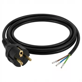 EFB-Elektronik Kabel zasilający z wtyczką uziemioną 90° - otwarty koniec AE 1,8 m, 3 x 0,75 mm² Producent: EFB Elektronik (EK504AE.1,8)