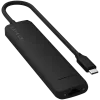 Satechi 7-w-1 USB-C Slim Multiport Adapter Ethernet (USB-C PD, 2x USB-A, HDMI 4K, Ethernet, czytnik kart micro/SD) (Czarny)