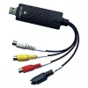 LogiLink USB 2.0 A/V Grabber. USB A/M na 3xCinch + MiniDIN5/F. Czarny