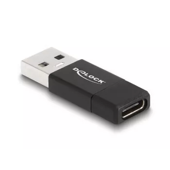 DeLOCK 60001 adapter USB A USB C czarny