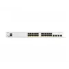 Cisco Catalyst 1200-24FP-4G Smart Switch, 24 porty GE, Full PoE, 4x1GE SFP, Ograniczona ochrona na całe życie (C1200-24FP-4G)