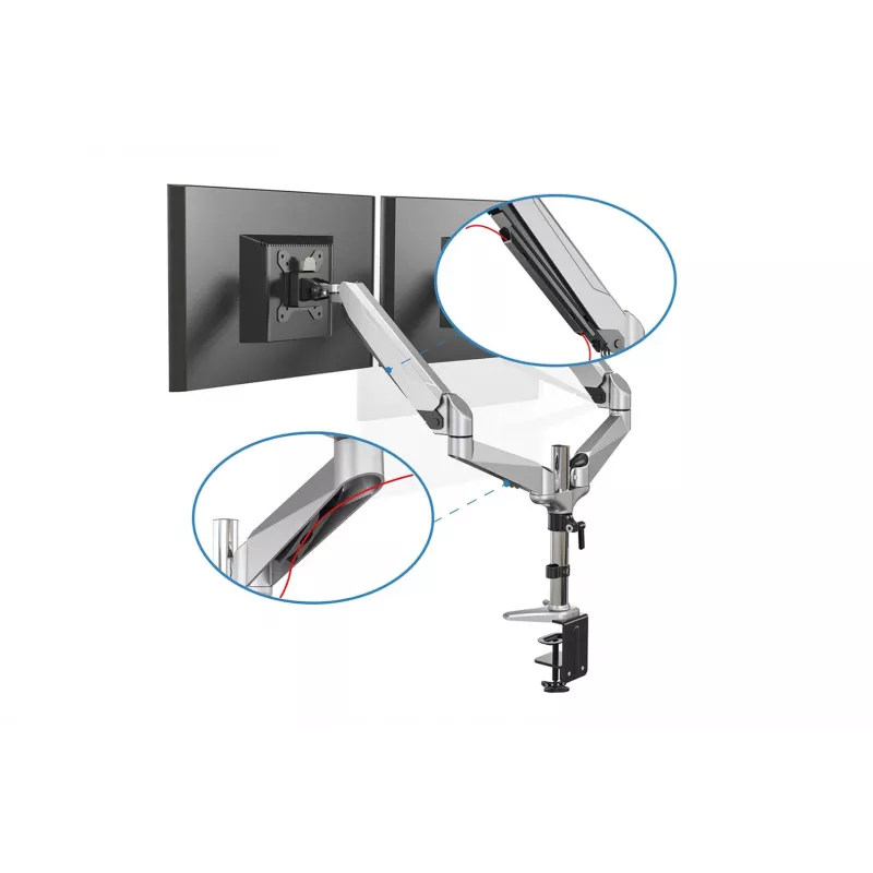 Digitus Dual monitor mount, 2x 32, 2x 8 kg