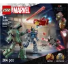 Klocki konstrukcyjne LEGO Marvel Super Heroes Iron Man War Machine zestaw 76320, 204 elementy, 2 minifigurki, 100 mm wysokości