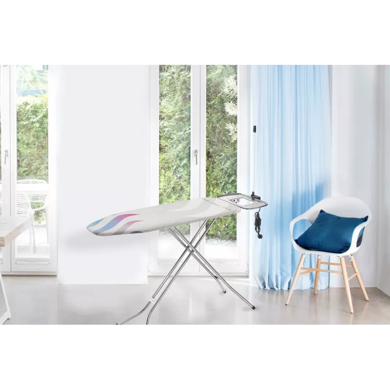 Nakładka na deskę do prasowania VILEDA Total Reflect niebiesko-szaro-biała na deski 1300 x 450 mm
