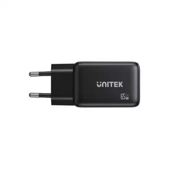 Unitek wall charger GAN 65W z 2x USB-C i 1x USB-A, Power Delivery 3.0