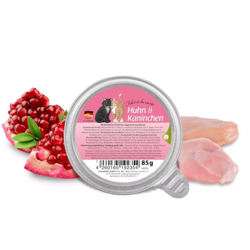 GRANATAPET Filet á la carte Chicken with rabbit - mokra karma dla kota - 85g