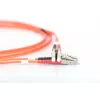 DIGITUS LWL Patchkabel LC/LC 50/125µm 3m Multimode Duplex Halogenfrei bis 1Gbit mit Messprotokoll orange OM2 (DK-2533-03)