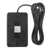 Listwa zasilająca MACLEAN MCE393 B — 4 gniazda, 3×USB, 110–240 V, 2500 W, kabel 3 m, czarna