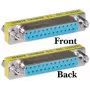 Microconnect MOD25F25F zmieniacz płci kabla DB25 niebieski