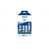 Oryginalny Epson EcoTank zestaw butelek z atramentem 4 kolory — Czarny 127 ml, cyjan/magenta/żółty 210 ml (C13T03V64A)