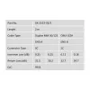 DIGITUS Professional - Kabel krosowy - SC multi-mode (M) do SC multi-mode (M) - 2 m - Światłowód - 50/125 mikrometr - OM3 - Bezhalogenowy - akwamaryna