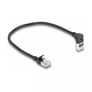 Kabel krosowy sieciowy Captiva CAT 8 Ethernet LAN 1 m szary