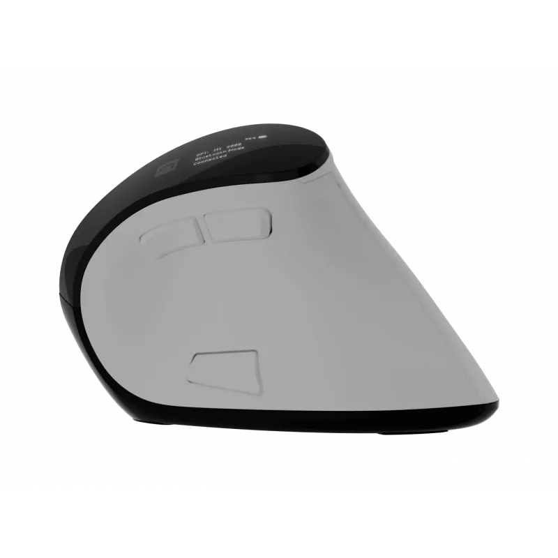 Bezprzewodowa mysz pionowa NATEC Euphonie Pro Bluetooth 5.0, 4000 DPI, programowalna, cicha, biała