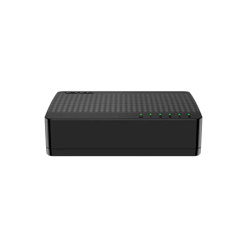 Przełącznik sieciowy TENDA SG105M — 5-portowy Gigabit Ethernet (10/100/1000), czarny, do montażu na biurku/ścianie
