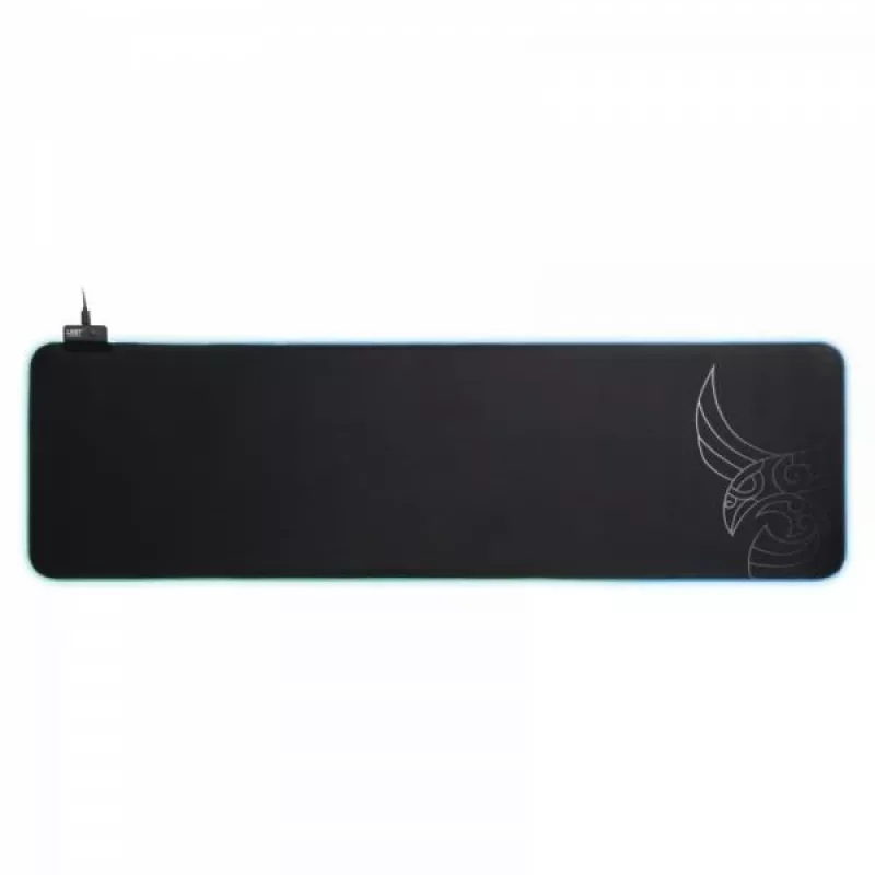 L33T Gaming 160406 Asar Bardagi XXL RGB Podkładka pod mysz gamingowa, szybka powierzchnia. 920 x 294 x 3 mm, Czarny