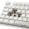 Ducky One 3 Classic Pure Biały TKL Gaming RGB LED - MX-Brown Klawiatura USB niemiecka biała (DKON2187ST-BDEPDPWWWSC1)