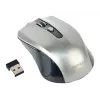Mysz bezprzewodowa GEMBIRD MUSW-4B-04-BG — praworęczna, optyczna 1600 DPI, 4 przyciski, RF Wireless, czarno-szara