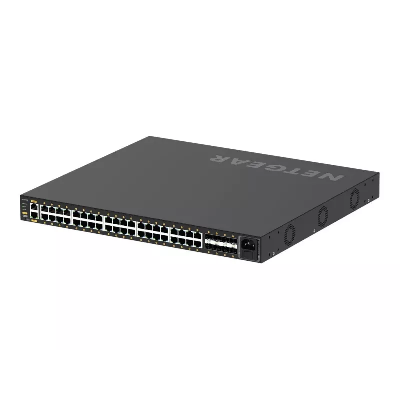 NETGEAR GSM4248P-100EUS przełącznik sieciowy Zarządzany L2/L3/L4 Gigabit Ethernet (10/100/1000) Power over Ethernet (PoE) Czarny