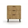 SCANDI 3S cienki dąb ARTISAN komoda