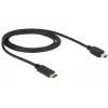Kabel USB DeLOCK 83603 USB 2.0 1m USB C Mini-USB B Czarny