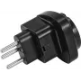 Adapter wtyczki sieciowej Omnitronic 30236262 EU na CH 10A do podłączania urządzeń UE do szwajcarskich gniazdek