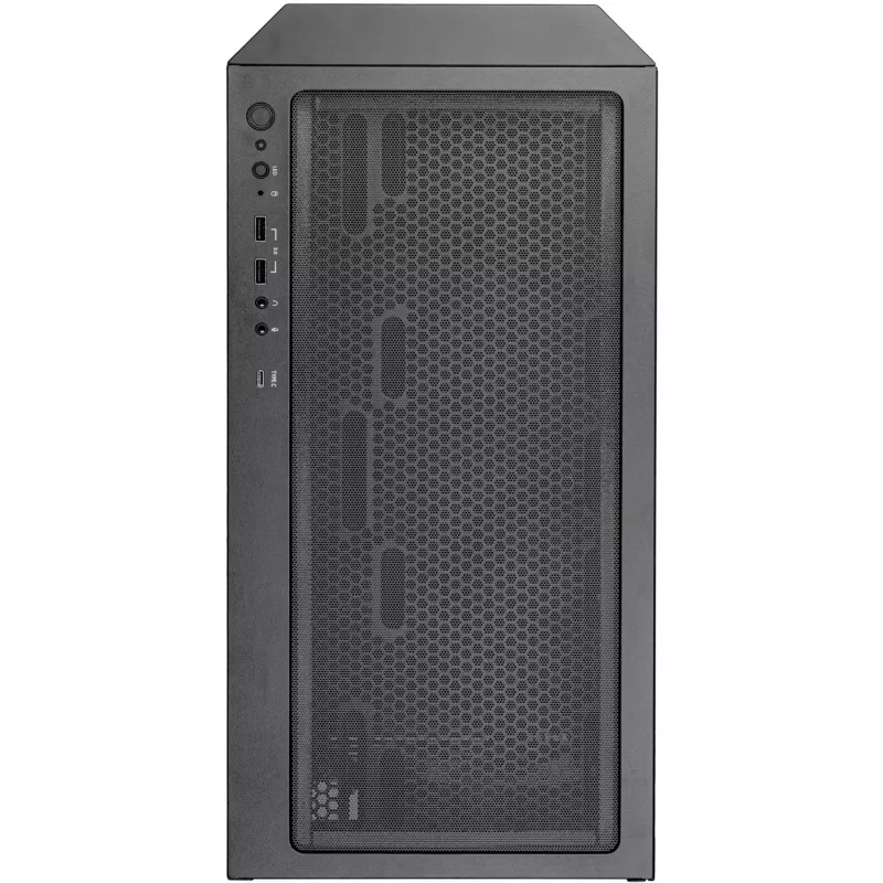 SilverStone FARA 514X czarna Hartowane szkło (SST-FA514X-BG)