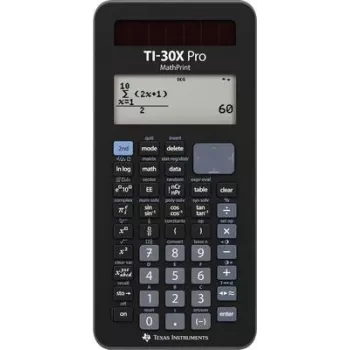 Kalkulator naukowy Texas Instruments TI-30X Pro MathPrint (model 30XPROMP/TBL/2E5) z wyświetlaczem MathPrint