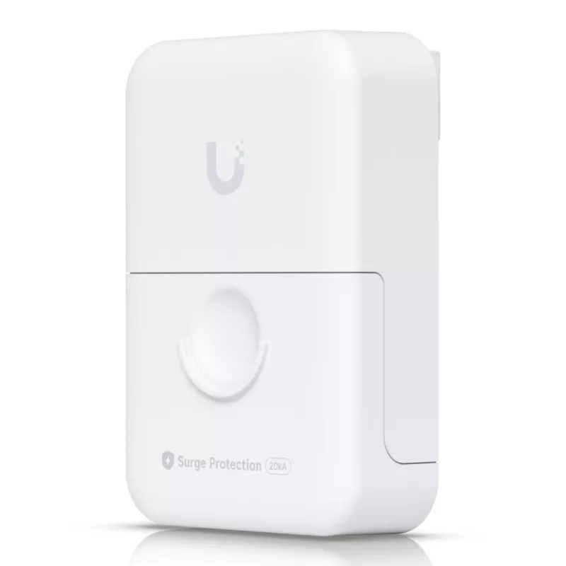 Ethernet surge protector UBIQUITI UACC-ETH-SP-Pro — 10 Gbit/s, 600 V, poliwęglan, biały