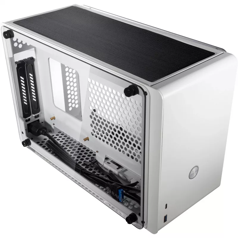 Obudowa RAIJINTEK Ophion Mini-ITX ze szkłem hartowanym - biała - obudowa - Mini-ITX