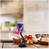 Uchwyt na telefon Tellur MUM Magnetyczny z przyssawką Regulowany Czarny — magnetyczny regulowany uchwyt do smartfona
