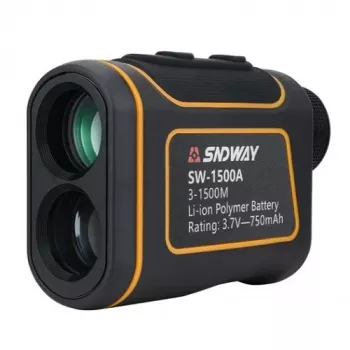 Dalmierz laserowy SNDWAY SW-1500A — zasięg 1500 m, model SW-1500A, ręczny miernik odległości