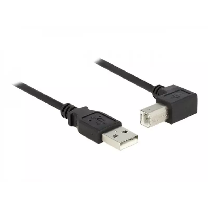 Kabel USB DeLOCK 0.5m USB 2.0-A USB 2.0-B Czarny