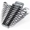 Zestaw kluczy płaskich dwustronnych Wiha 44753 — 12 sztuk, rozmiary SW 6–32 mm