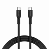 Kabel CANYON OnWire 60CL C-C 60W COLOR Pleciony 1m Czarny