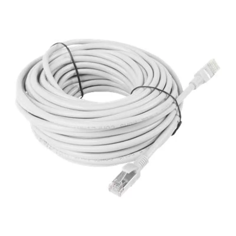 LANBERG Cat5e U/UTP RJ-45 Patch kabel PCU5-10CC-1500-S, 15 m, szary, CCA, 26 AWG, 100 MHz