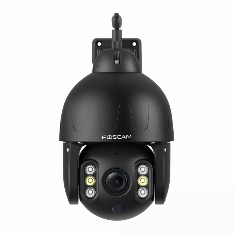 Kopułkowa kamera IP Foscam SD8P 8 MP, 4K 3840×2160, 4-krotny zoom optyczny, PTZ, IR 50 m, Wi‑Fi, MicroSD do 256 GB