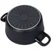 Rondel BALLARINI 75002-920-0 okrągły czarny aluminium 20 cm