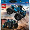 Zabawka konstrukcyjna LEGO City 60402 Niebieski Monster Truck z dużymi oponami, 148 elementów, 1 minifigurka, wiek 5+