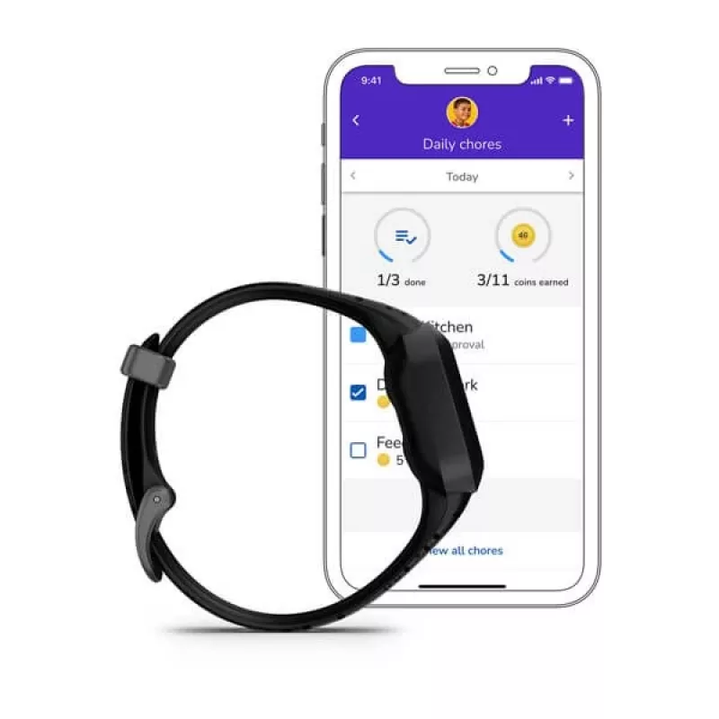 Garmin Vivofit Jr. 3 MIP Opaska aktywności 1,4 cm (0,55 cala) Czarny