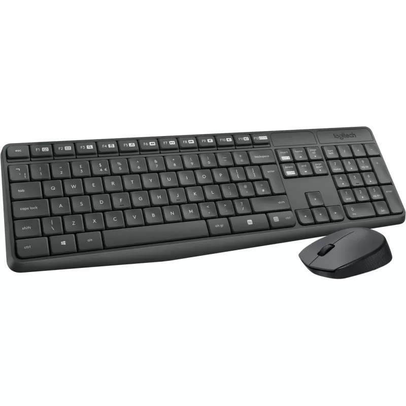Logitech MK235 - Zestaw klawiatury i myszy - Bezprzewodowy