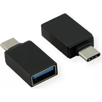 ROLINE 12.03.2997 Adapter kablowy USB-C USB-A Czarny (12.03.2997)