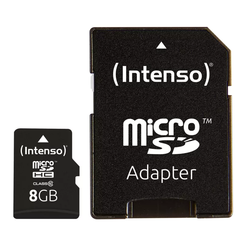 PAMIĘĆ MICRO SDHC 8GB C10/Z/ADAPTEREM 3413460 INTENSO