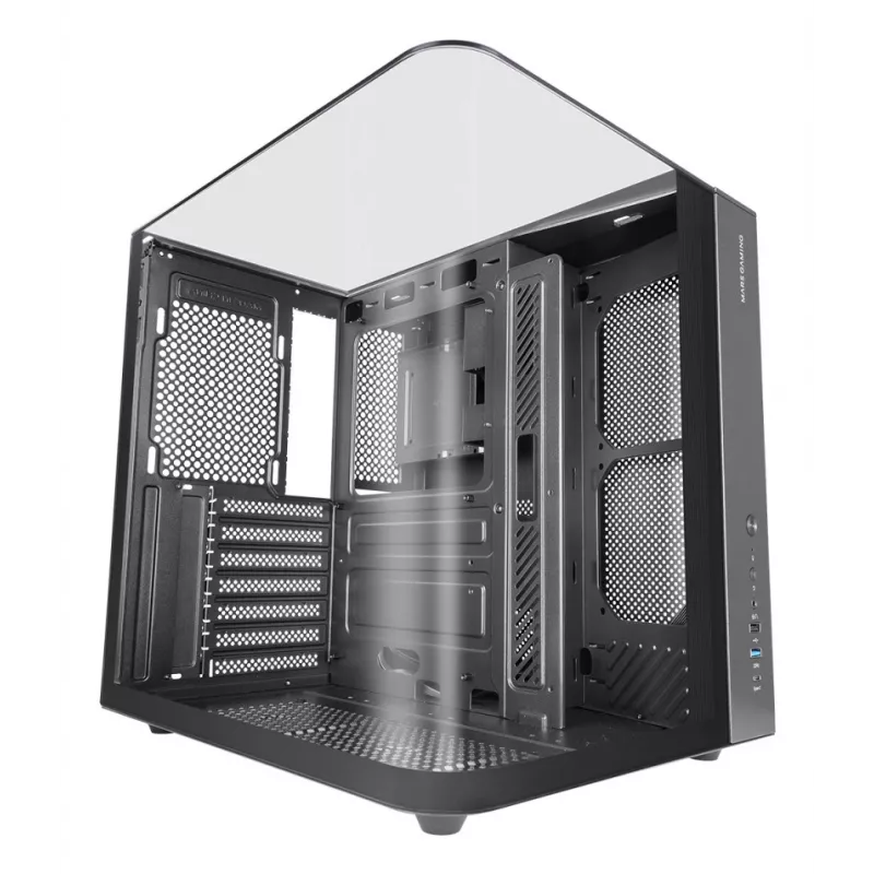 Obudowa PC Midi Tower TACENS Mars Gaming MC-INFINIOLITE, czarna, szkło hartowane, obsługa ATX/Micro-ATX/Mini-ITX, wentylatory 120 mm