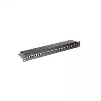 Patch Panel ROLINE Kat.6/Klasa E 19 cali 24 porty STP czarny