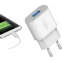 SBS TETR1USB2AWFAST Charger for Mobile Devices do użytku wewnętrznego Biały (TETR1USB2AWFAST)