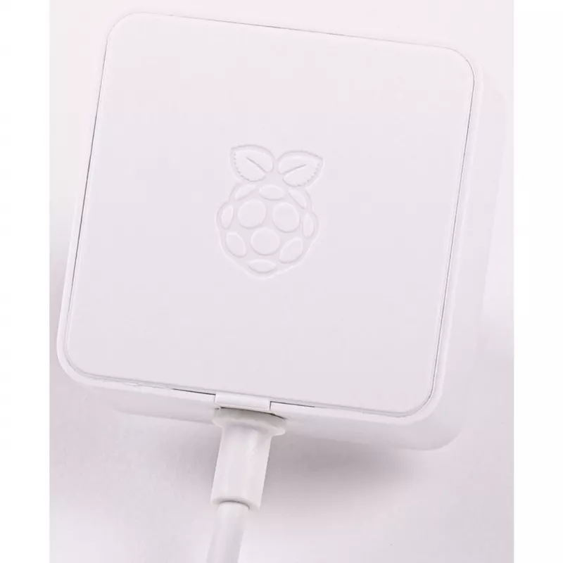 Oryginalny biały zasilacz Raspberry Pi 5.1A/3A PSU, biały, bulk