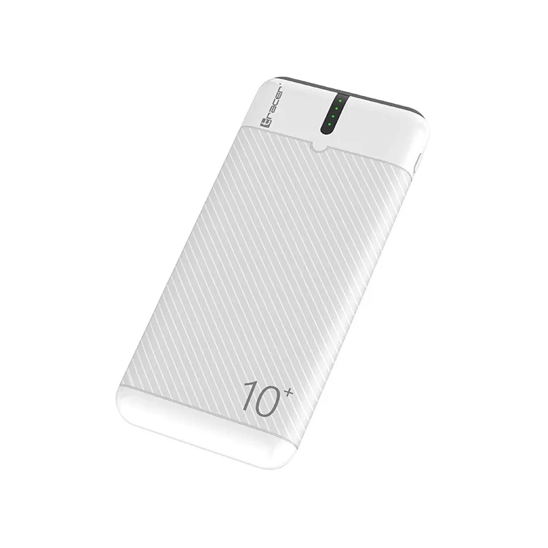 Power bank EnerGo 10000mAh biało-czarny