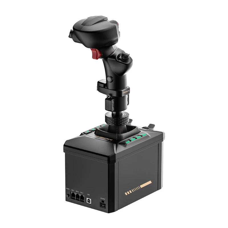 Zestaw stojaka do lotów MOZA AB6 Flight Simulator — czarny, konstrukcja ABS, aluminium i włókno węglowe, zasilanie AC 110–220 V, moc szczytowa 72 W